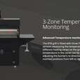 RTB Grill Jakarta 3-zone temperature monitoring